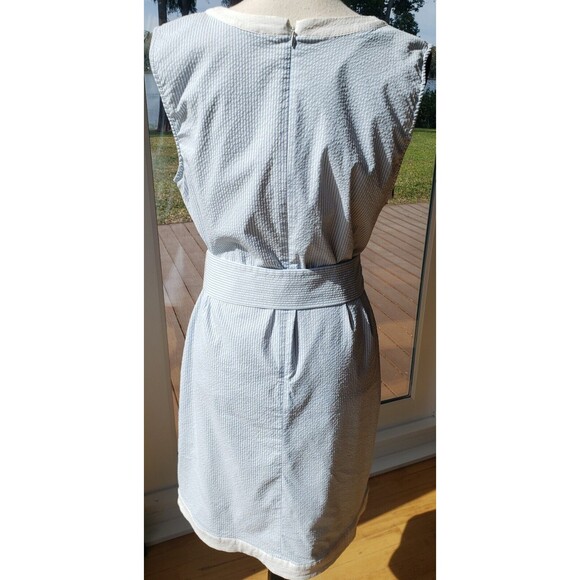 NEW Southern Tide Sky Blue Erica Performance Seersucker Dress Women’s 14 - Picture 5 of 16